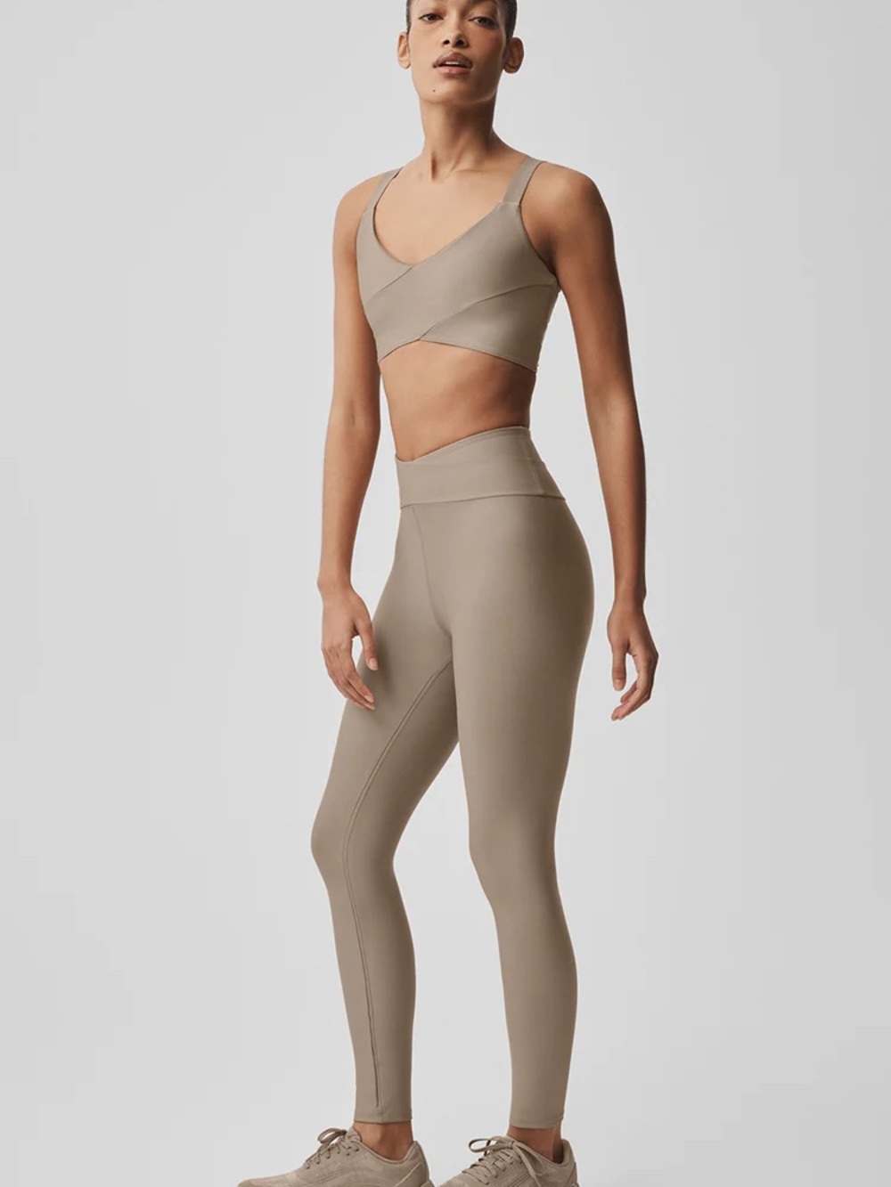 NWT ALO Yoga Horizon Legging/ Gravel/XXS
